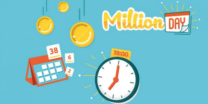 Estrazione Million Day combinazione 17 maggio, numeri vincenti. Il MillionDay è un gioco semplice, basta scegliere 5 numeri tra 1 e 55 compresi e l’importo della giocata è fisso: 1 Euro solamente. Si può giocare al Million Day tutti i giorni fino alle 18:45.