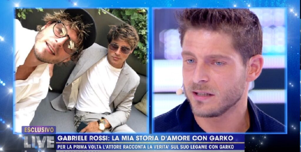 per la prima volta Gabriele Rossi parla in tv della sua storia con Gabriel Garko / Barbara D'Urso Live non è la D'Urso