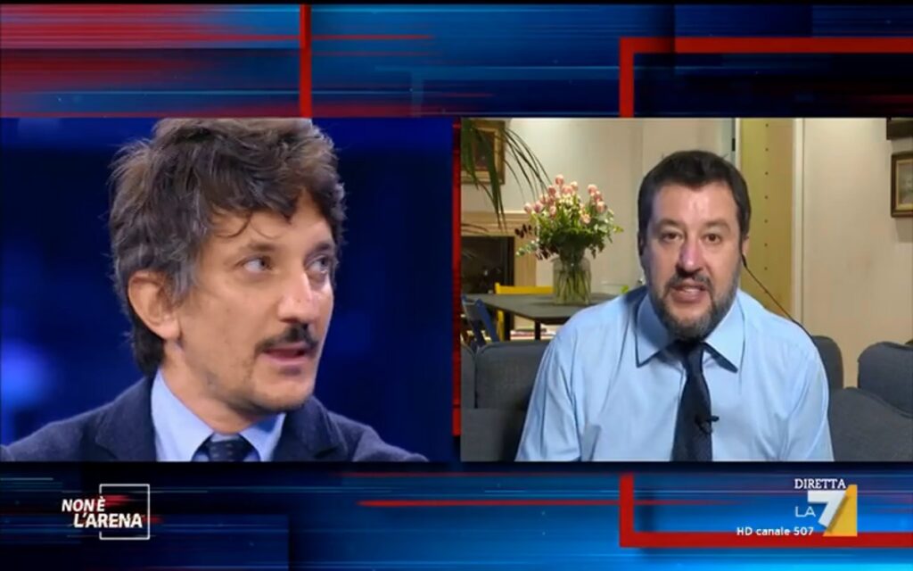 "Se avessi il covid mi affiderei all'idrossiclorochina" La frase choc di Matteo Salvini a Non è l'Arena su La 7 VIDEO