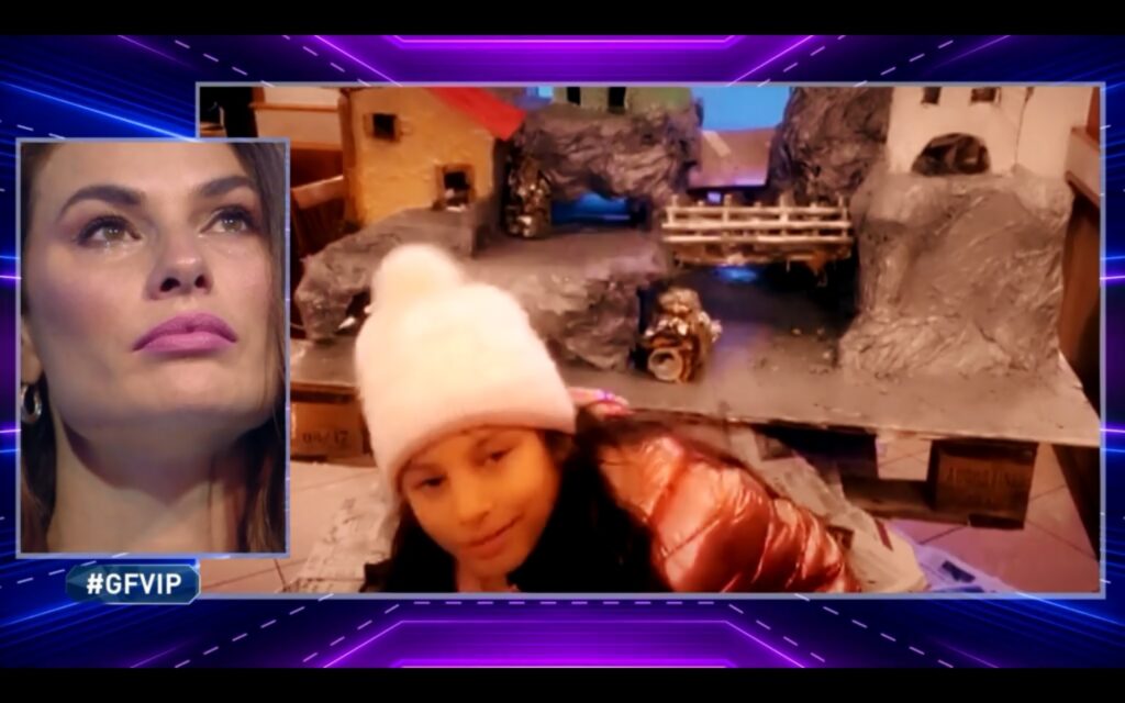 Dayane Mello commossa dal video messaggio della figlia Sofia al GF Vip del 23 novembre